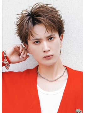 オーシャントーキョーウエスト 心斎橋 (OCEAN TOKYO WEST) フェザーパーマセンターパートショートシースルー