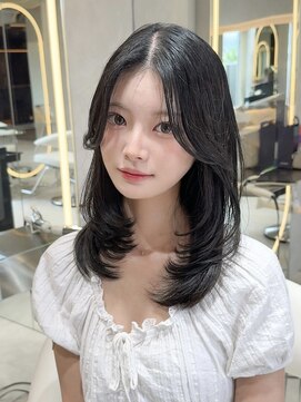 ロンドリメゾン 原宿(Lond re Maison.) 暗めカラー/韓国レイヤー/マロンベージュ/くすみベージュ/原宿