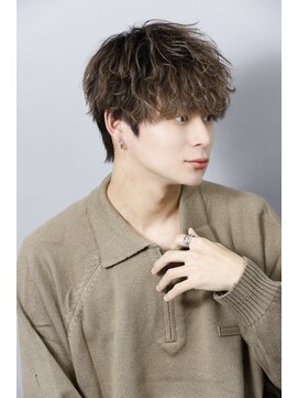 リップス 心斎橋(LIPPS) 【波巻きパーマ】ウェーブショート