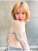 【Taylor 大宮】ゆるふわボブ×ハニーベージュ