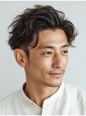 MEN’S HAIR/ダウンパーマ/フェザーパーマ/川西能勢口/川西池田