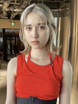 スクリーン(SCREEN)&nbsp;ブロンドボブ/小顔に見せるヘア/ココアベージュ/三ノ宮