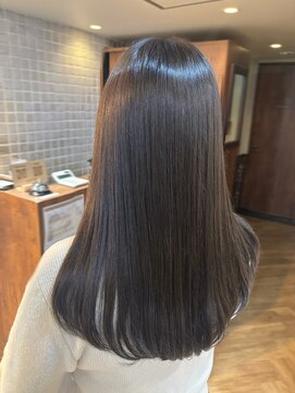 シュリット(schritt) *イルミナカラー チャコールグレー*透明感カラー渋谷 妹尾