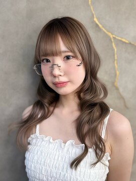 ロンドアヴァントゥス 池袋(Lond aventus) レイヤーカット/透明感カラー/ベージュ