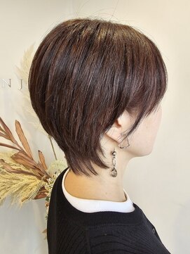 アンジュール ショート×ラベージュ