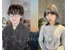 《岩戸が推す旬なメニュー》カット＋ケアダブルカラー（デザイン可能）￥18350