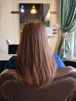 美容室 ブラウン(Brown)&nbsp;夏らしいらしい明るめサラ艶ベージュカラー