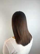 ヘアデザイン アンジェロカフェ(Hair Design Angelo cafe)&nbsp;ブラウンカラー/ミディアムスタイル/20代30代40代