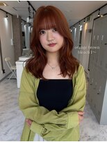ヴィア 京都烏丸(Via)&nbsp;10代20代/オレンジブラウン/ブリーチ/髪質改善/ハイトーン