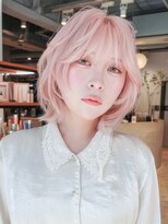 アルバム 新宿(ALBUM SHINJUKU)&nbsp;ニュアンス巻きペールピンク_F1630