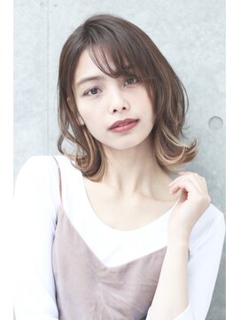 フリーラ 表参道(freera) ひし形シルエットの外ハネボブはインナーカラーをアクセントに！