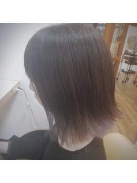 クラージュ 二十四軒店(HAIR SPACE COURAGE) インナーカラー★グレー