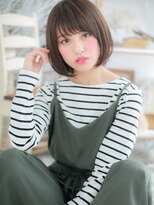 モッズヘア 上尾西口店(mod's hair) 伸ばしかけに◎斜めバング黒髪前下がりボブg上尾20代30代40代!