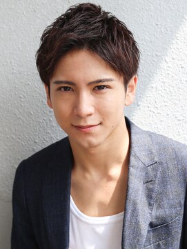 アフロート ディル(AFLOAT D'L) サイドグラデーション　マッシュウルフ　かき上げヘア