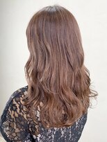 アルバム 銀座(ALBUM GINZA) アッシュブラウン_フリンジウェーブココアブラウン_ba299262