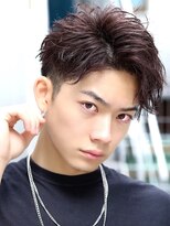 リップス 池袋(LIPPS) 刈り上げ　ツーブロック　かきあげヘア
