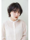 短め × パーマ大人ショート