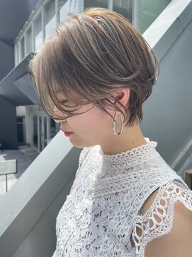 ヌード(NUDE) 「NUDE」#10代20代30代40代 前髪なしショート 束感ショート