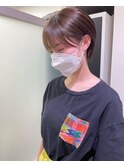 耳掛けナチュラルマッシュショート