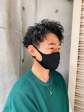 ルーカス(LUCAS) 【上原啓介】波巻きアップバングショート