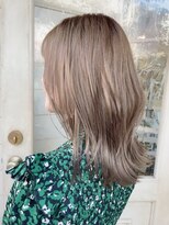 アミュレ(Amule)&nbsp;柔らか透明感カラーオリーブグレージュセミディ30代梅ヶ丘美容室