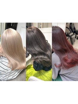 学生さんからの支持率◎カラーのスペシャリスト達が揃う【seen】で、話題のデザインカラーにも挑戦できる♪