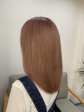 ベル ヘアアンドケア(Bel) ブリーチなしピンクベージュ♪