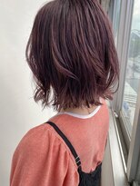 ジャム(Jam)&nbsp;切りっぱなしボブ×ピンクブラウンカラー★中村大輔