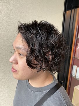 ジェリカ(Jlica) ツーブロック×スパイラルパーマ