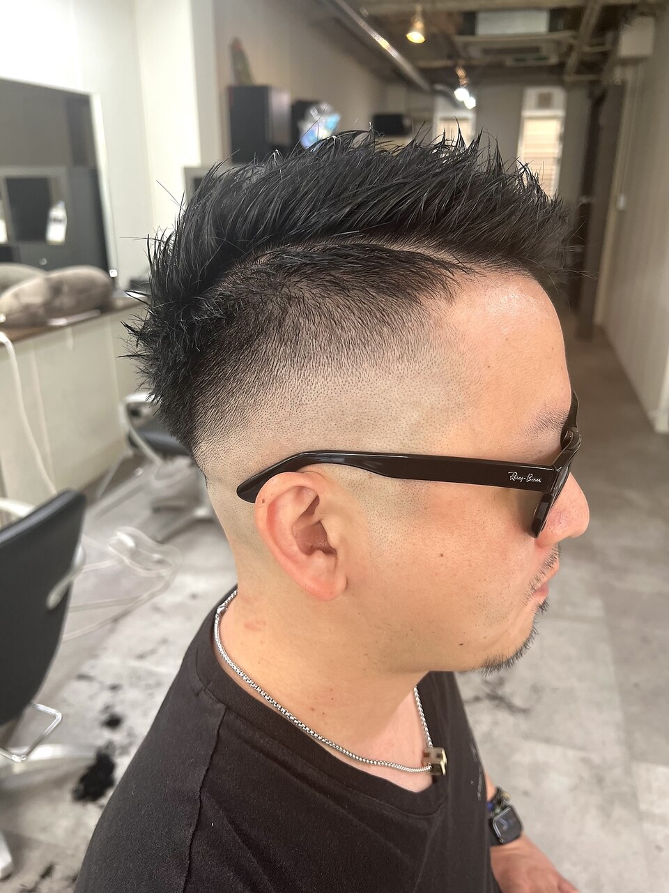 西区新町美容室☆roots☆スキンフェード☆フェードカット：L182789014