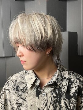 エルマーク(L-MARK) ダブルカラーブリーチケアブリーチミルクティーリタッチシルバー