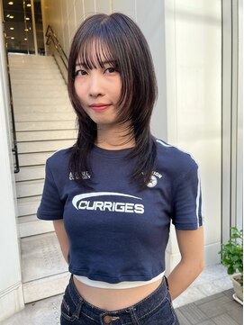 カフ(CAF) CAF松本【似合わせウルフレイヤー×ナチュラルブラウン】