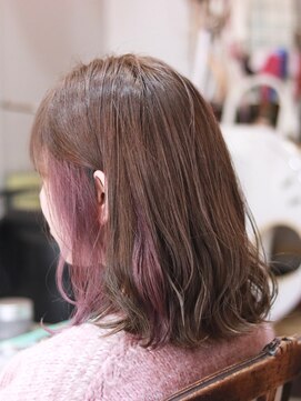 キミ(kimi) 【kimi自由が丘】ベージュカラー×ラベンダーピンクグレージュ