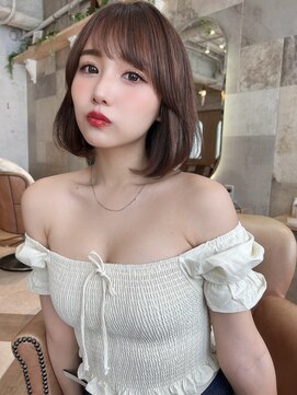 ロンドアリシア 金山(Lond Alexia) イヤリングカラー 縮毛矯正 韓国風 ダブルカラー 髪質改善_4318