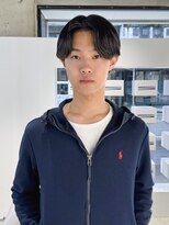 ノエロク 岐阜(noe rok)&nbsp;センターパートのニュアンスパーマスタイル３