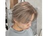 メンズカット＋ブリーチ＋カラー＋ケアトリートメント ￥15000
