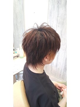 エヌアンドエー せんげん台店(N&A) メンズカット ハイライトカラー メッシュ 刈り上げない