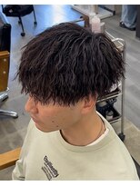 ブライト(Bright)&nbsp;刈り上げマッシュ＋ツイストパーマ