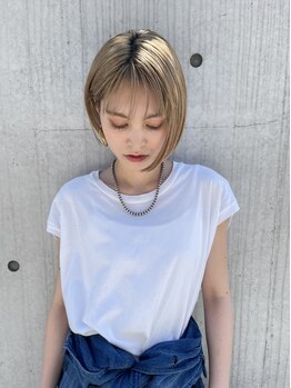 キャバノン(CABANON)の写真/透明感とツヤ感のある美しい発色が楽しめる！個性を引き出し、カラーで魅せるヘアスタイル＊