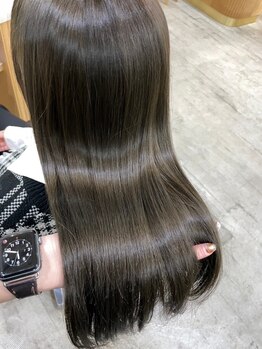 キュオンシア(CUEON. ciea)の写真/《最新トレンドをいち早く郡山で＊》最上質の髪質に合わせたTRで毎日が楽しく★