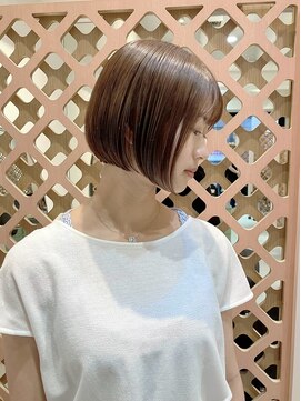 スー(suu) 大人ボブ大人ショートボブ前髪ありミニボブナチュラルボブ