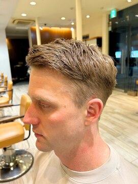 クラップス 横須賀中央店(CLAPS) ビジネスショートメンズマッシュツイストパーマツーブロック