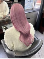 オズ 梅田店(OZ)&nbsp;淡めピンク×人毛100％シールエクステ60枚