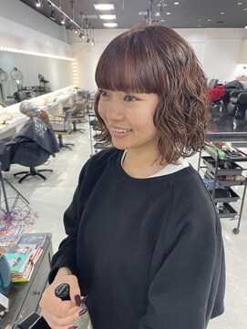 ウェスト(WEST) オレンジブラウンパーマ