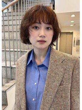 トリッカ 銀座(tricca) ウェーブヘア/外ハネボブ/ワイドバング/ニュアンスパーマ