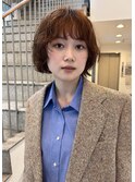 ウェーブヘア/外ハネボブ/ワイドバング/ニュアンスパーマ