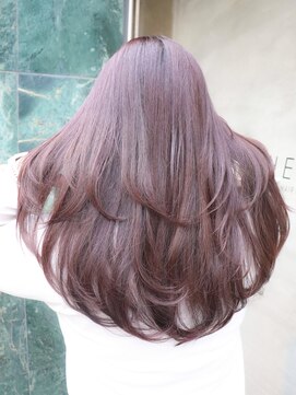 シェル(SHEL+L) 透け感ラベンダーピンクレイヤー【滝野】