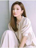 ☆ホワイトグレージュミニウルフデジタルパーマチェリーブラウン
