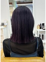 グラスペディア(graspedia)&nbsp;ラベンダーカラー/艶髪/ストレート/切りっぱなし/トリートメント