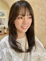 ビュートリアム265(BEAUTRIUM 265)&nbsp;#セミロング　レイヤー イルミナ　オリーブベージュ　暗髪　艶髪